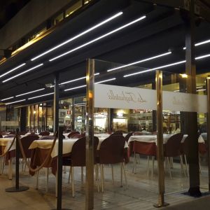  Pergola with LED lighting
